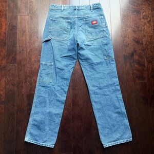 Vintage Dickies Carpenter Women’s/Jrs Jeans Pants Size 3 Blue Denim Relaxed Fit